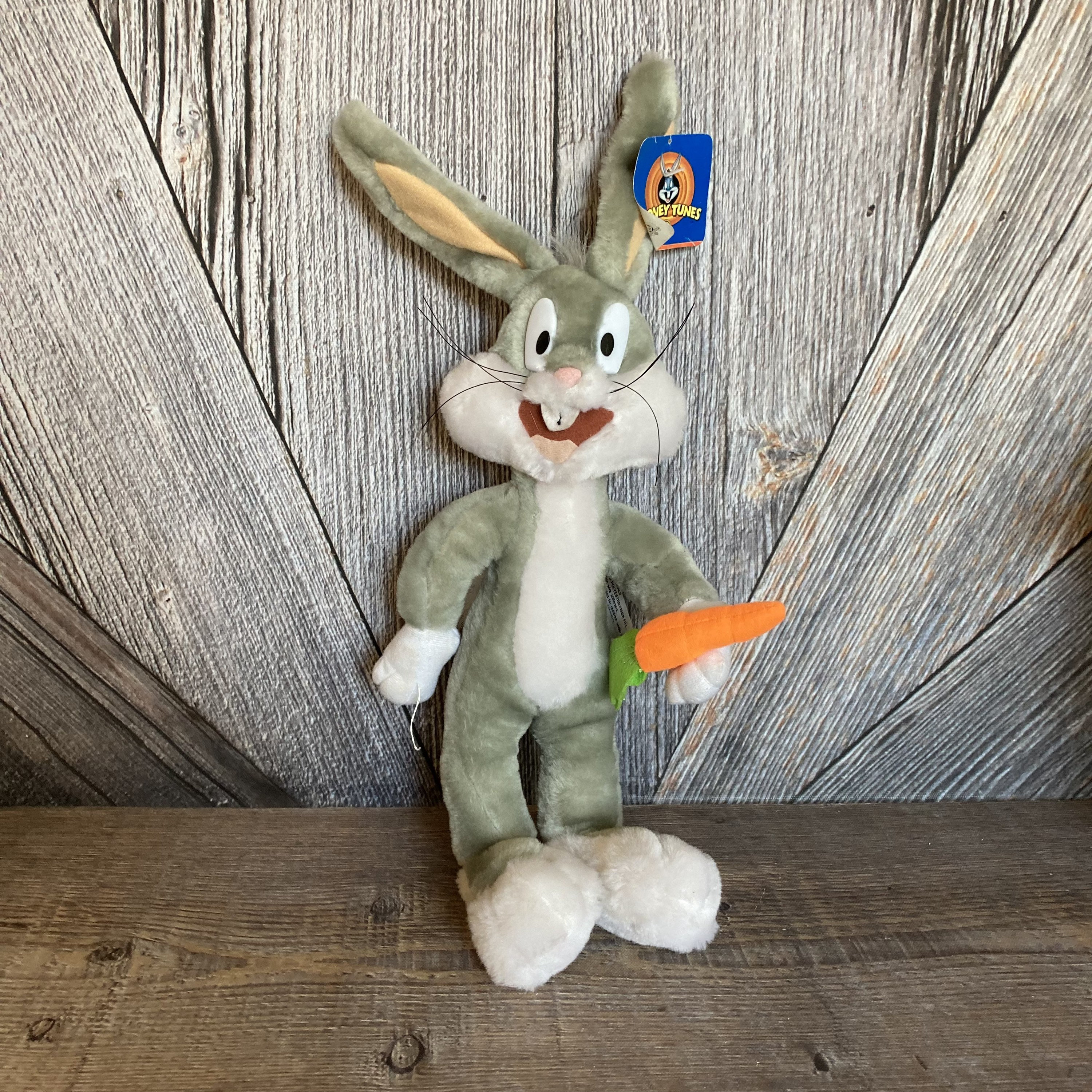Vintage Bugs Bunny Plush 1990s Looney Tunes Warner Bros Mighty - Etsy Israel Vintage Bugs Bunny Plush 1990s Looney Tunes Warner Bros Mighty - Etsy Israel