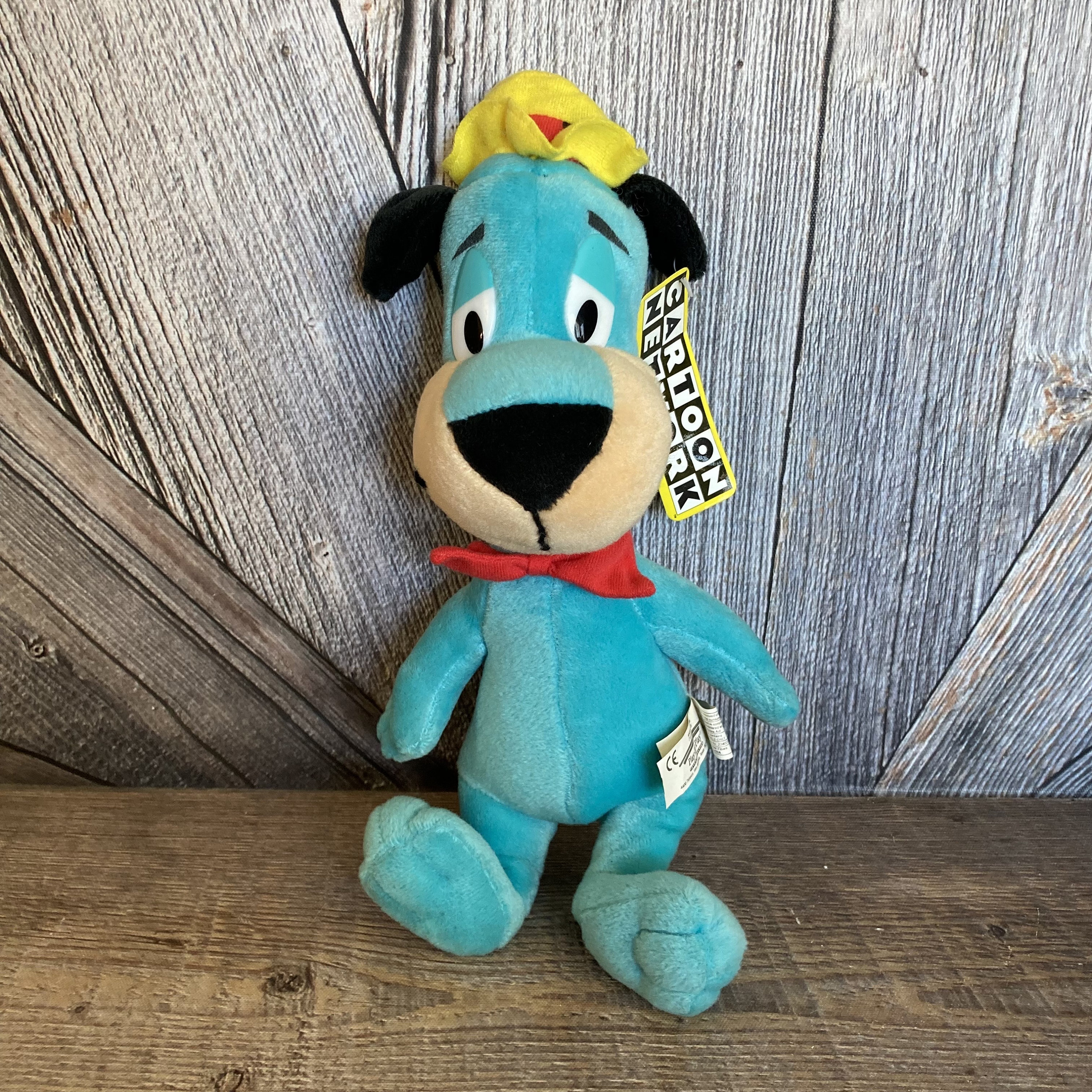 Vintage Huckleberry Hound Dog Plush From Cartoon Network Blue Dog