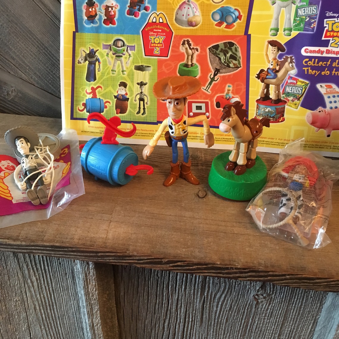 Toy Story 2 Mcdonalds Happy Meal Toys Action Figures Buzz Etsy