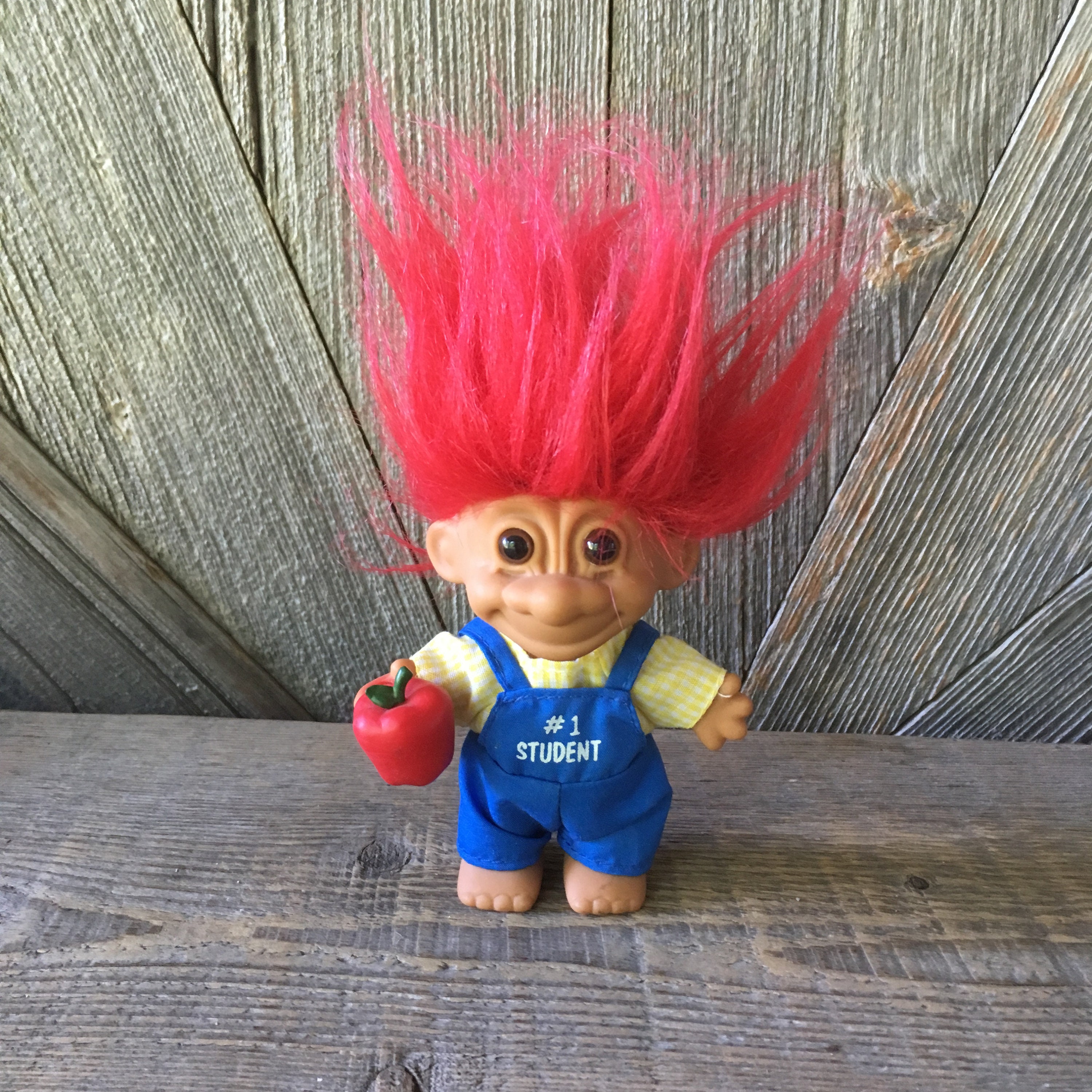 Red Hair 5" Russ Troll Doll NEW IN ORIGINAL WRAPPER #1 TEACHER 