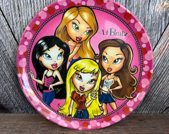 Vintage Bratz Plate {Lil Bratz Y2K 2000s 90s Zak Designs Plastic Kid Play Dishes Plate} Birthday Party 90s Gift for Friend Baby Shower