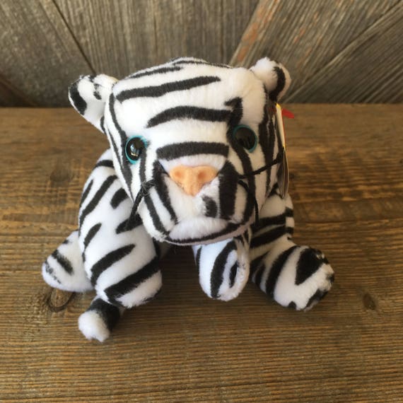 white tiger beanie baby