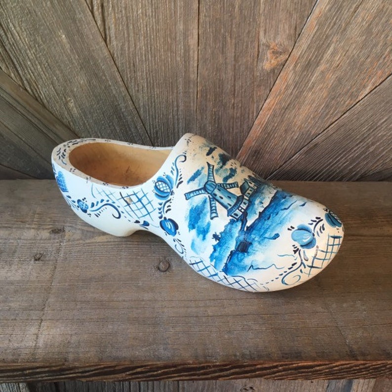 vintage wooden clogs