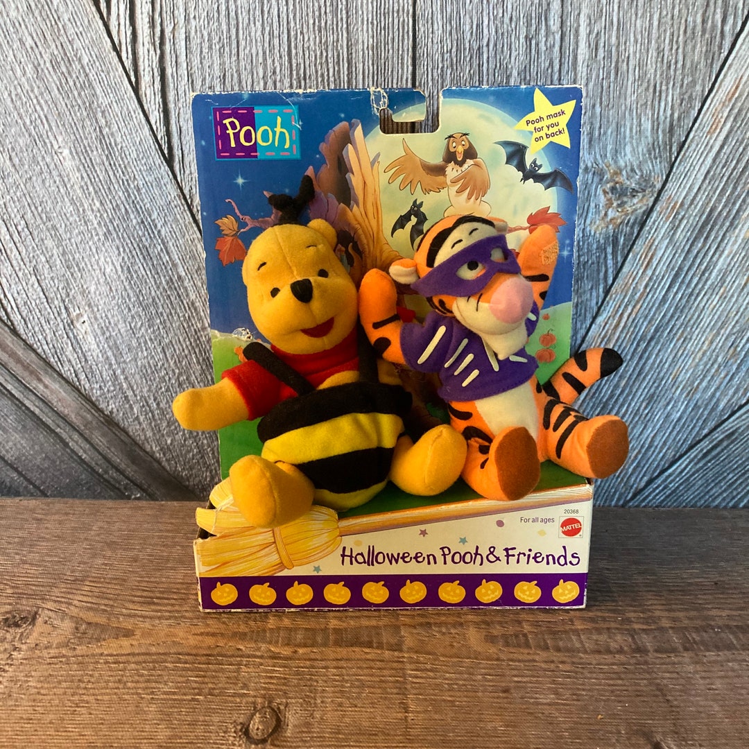 ヴィンテージ　プー　ティガー　POOH Friendship Day 2003 Vintage Halloween Pooh and Friends Tigger Plush Toy Bean