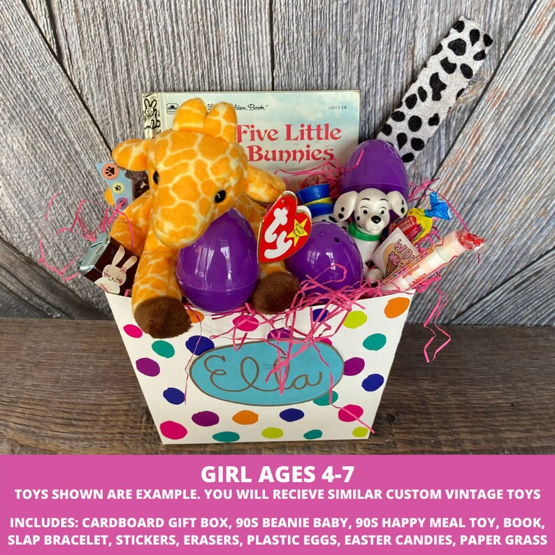 Custom Filled Easter Basket Personalized Prefilled Premade Etsy