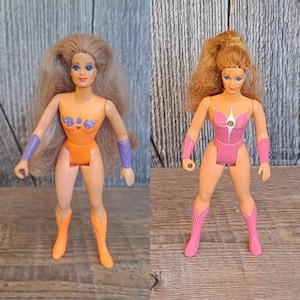 She-Ra Princess of Power Pick One, Vintage Mattel 1985 Flutterina, 1984 Angella {He-Man MOTU Original 80&#39;s Action Figures Dolls} 1980s
