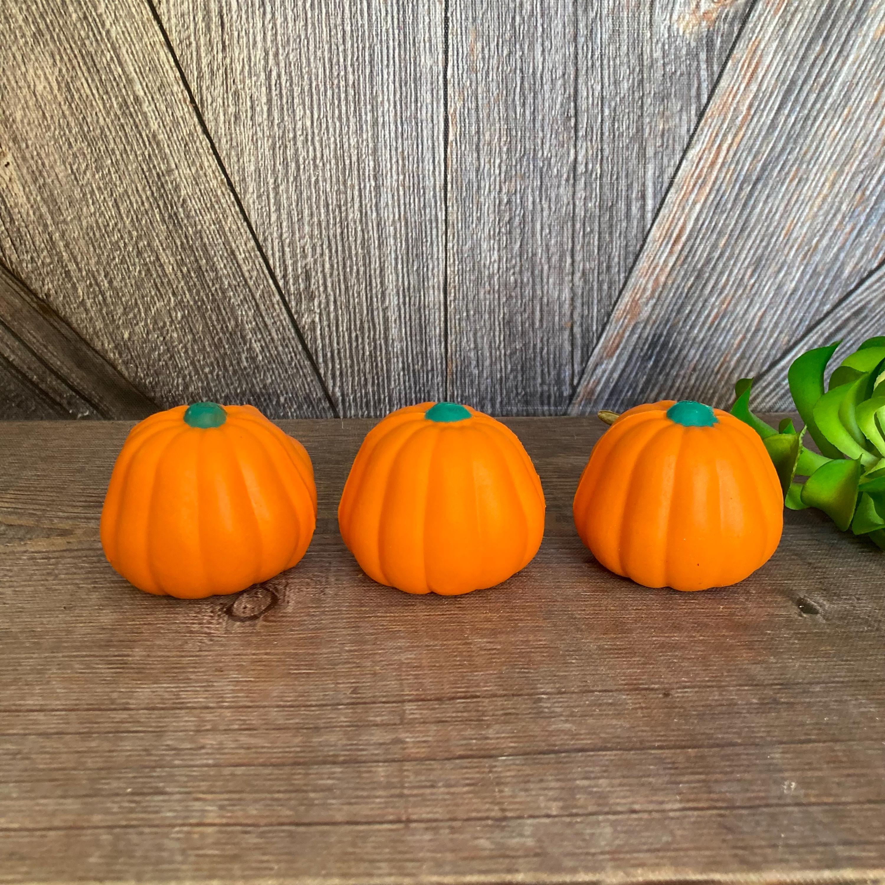 3 Vintage Foam Pumpkin Oh Lantern Family Foam Funny Face Ugly Oh