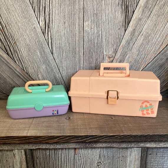 Vintage Caboodle 90s Make Up Organizer {Pick One} Vanity Mirror  Organizational Jewelry Box Office Supply Box Tackle Box 1990's Girl Toy