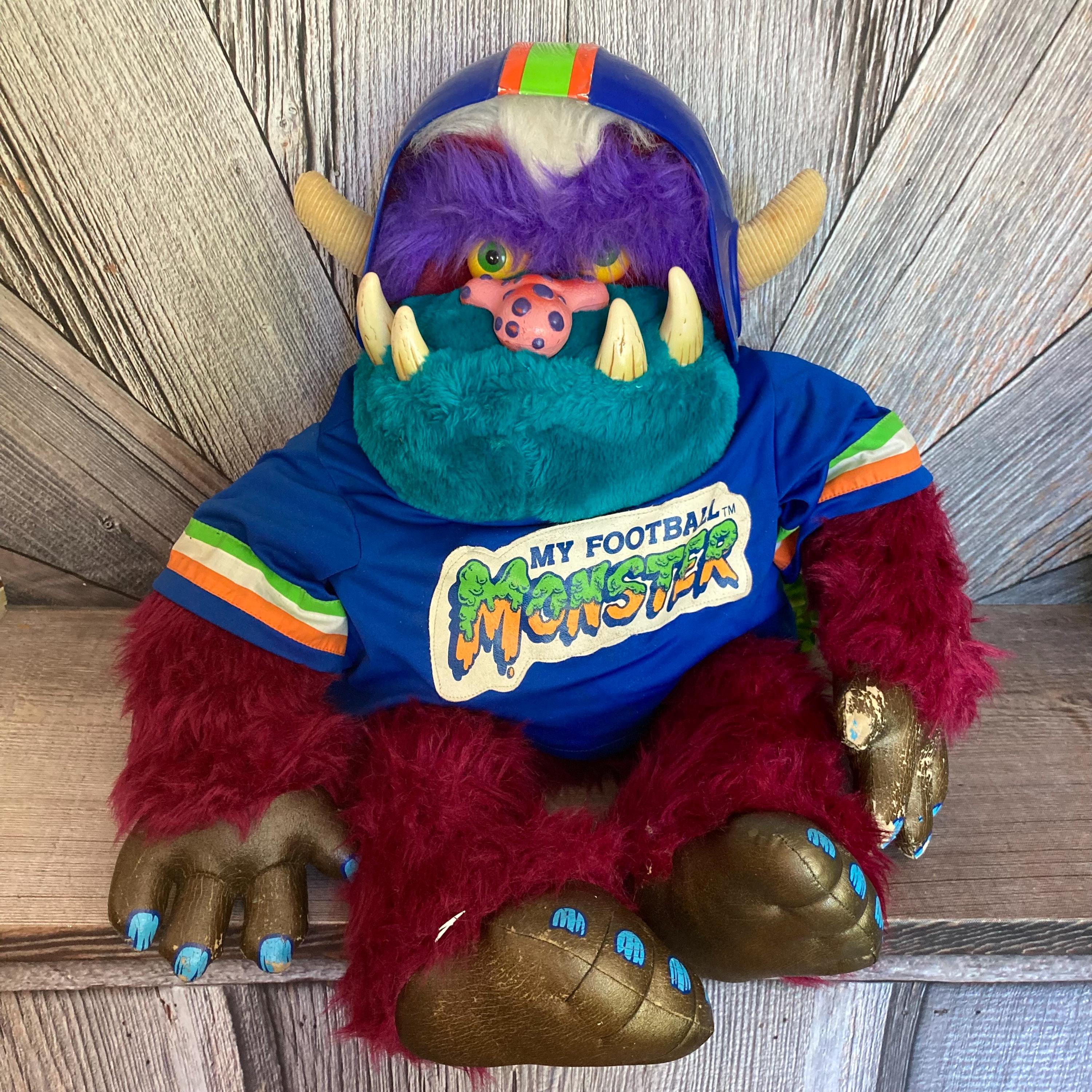 Vintage My Football Monster Plush Toy, Large 28 Inch Vintage My Football Monster Plush Toy, Large 28 Inch