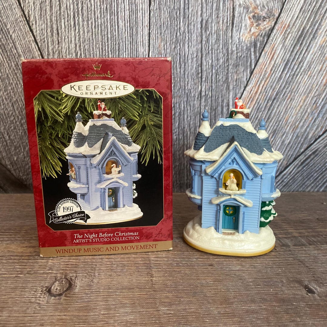Vintage the Night Before Christmas Ornament {hallmark Keepsake Ornament ...