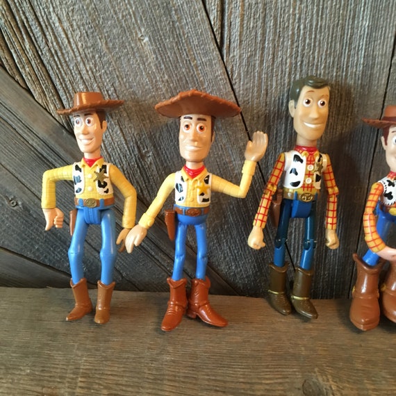Toy Story Woody Action Figures Vintage Toys Plastic Cowboy - Etsy 日本