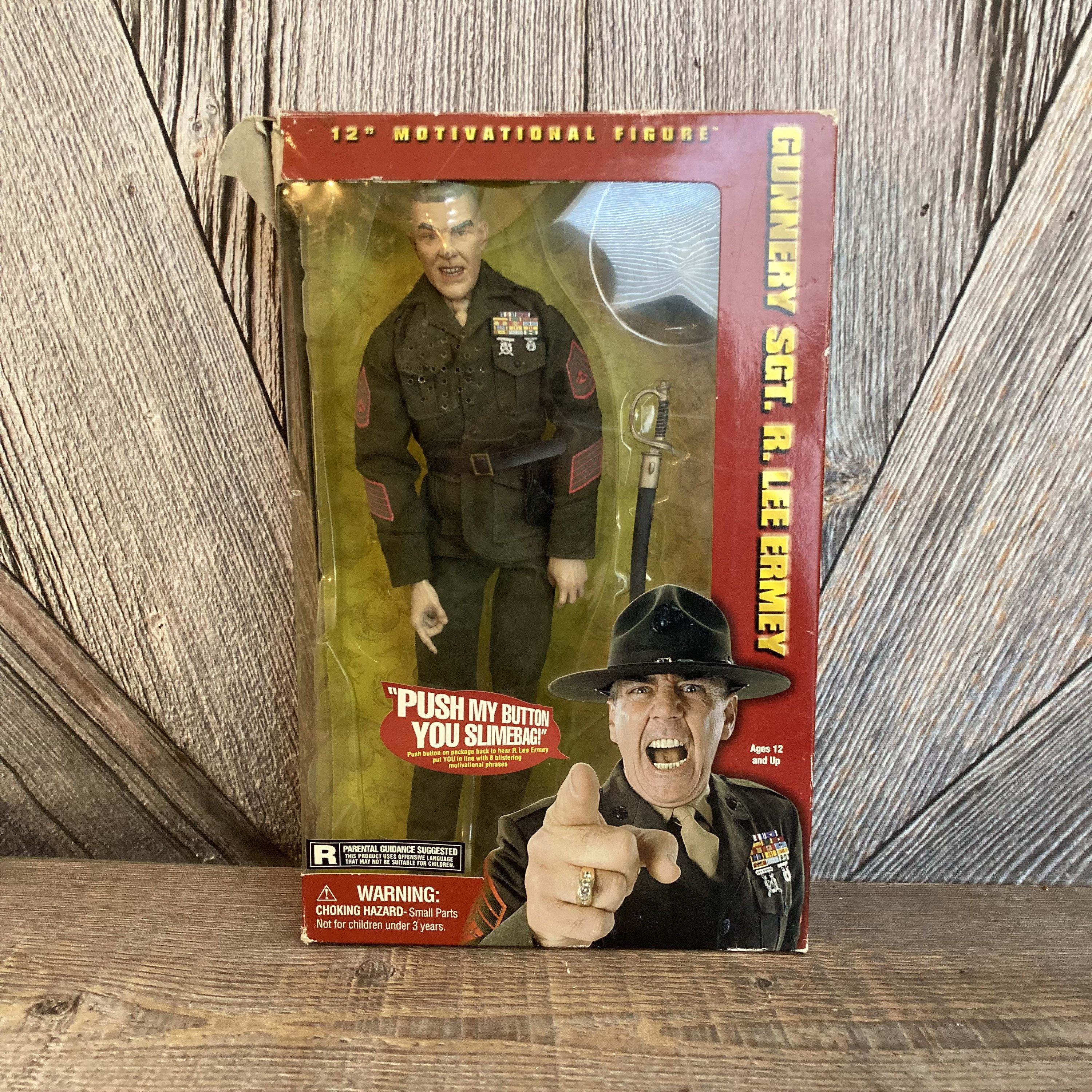 Vintage Gunnery Sgt R Lee Ermey Action Figure Motivational - Etsy