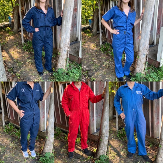 Monos vintage, monos blancos, traje de trabajo de pintor Big Mac, traje de  caldera azul marino de astronauta de Halloween, ropa de trabajo, mono  mecánico -  España