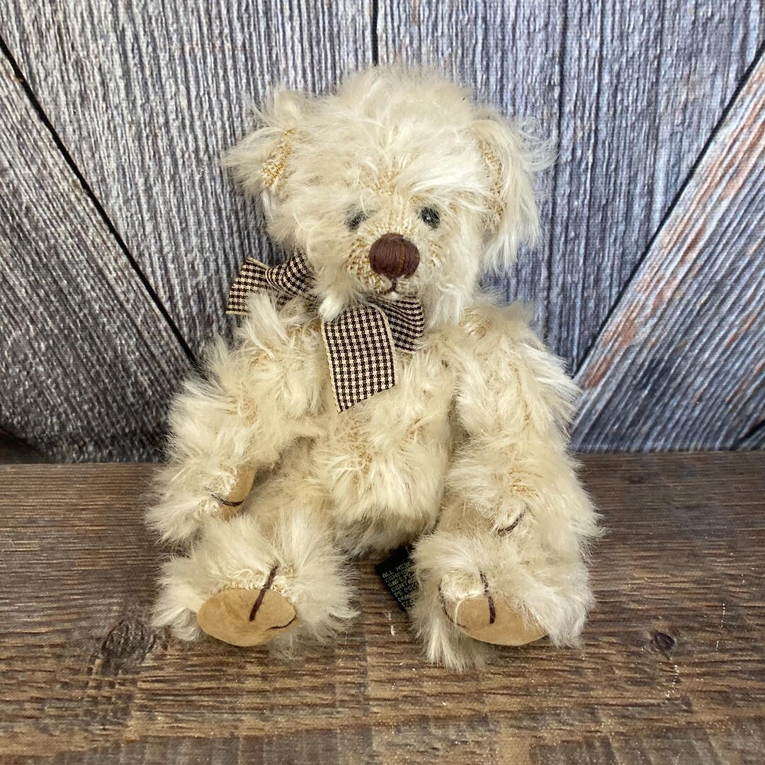 Vintage Teddy Bear Plush Toy Stuffed Animal {russ Berrie Claridge} 7 in ...