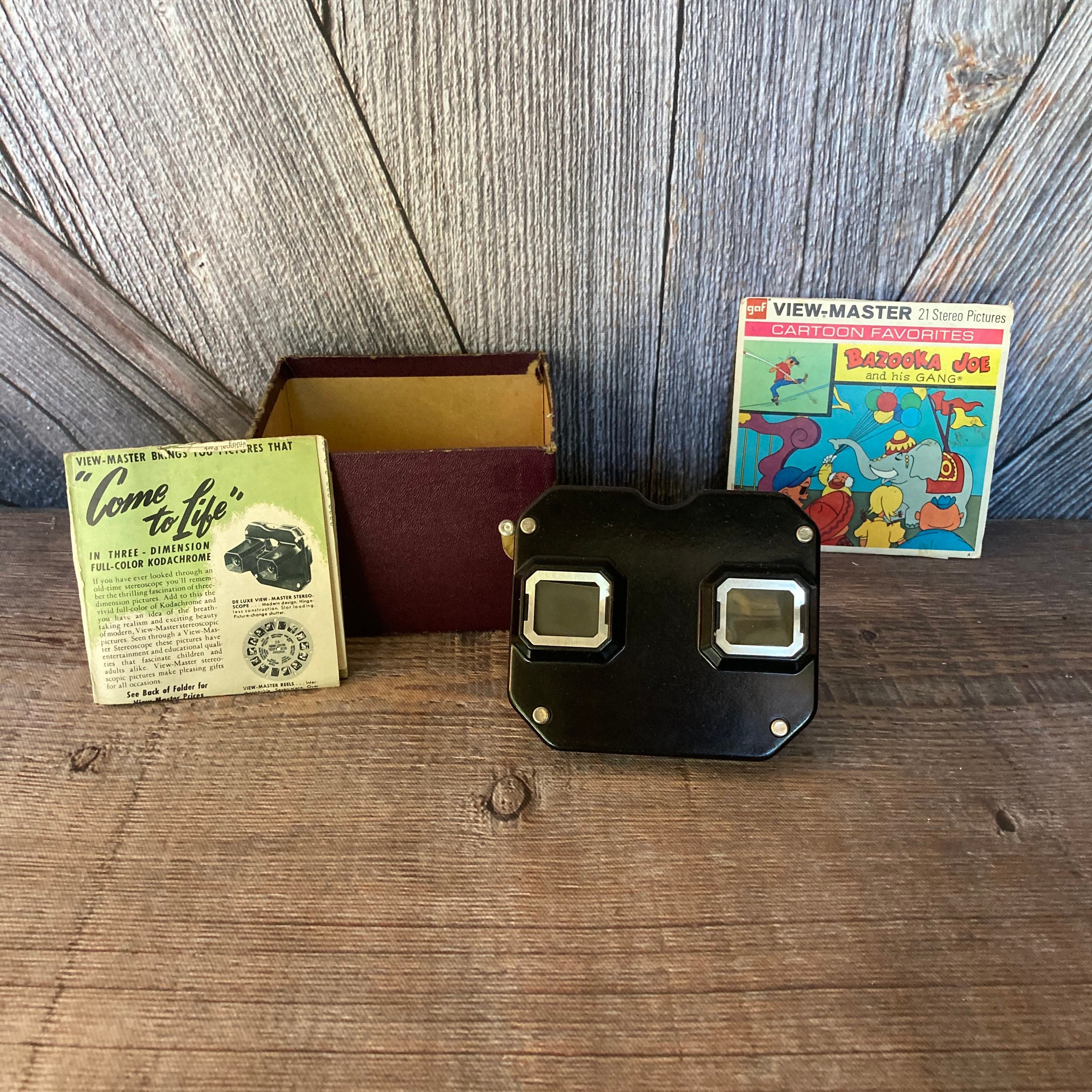Vintage View Master Old Toy With bazooka Joe and His Gang 3D