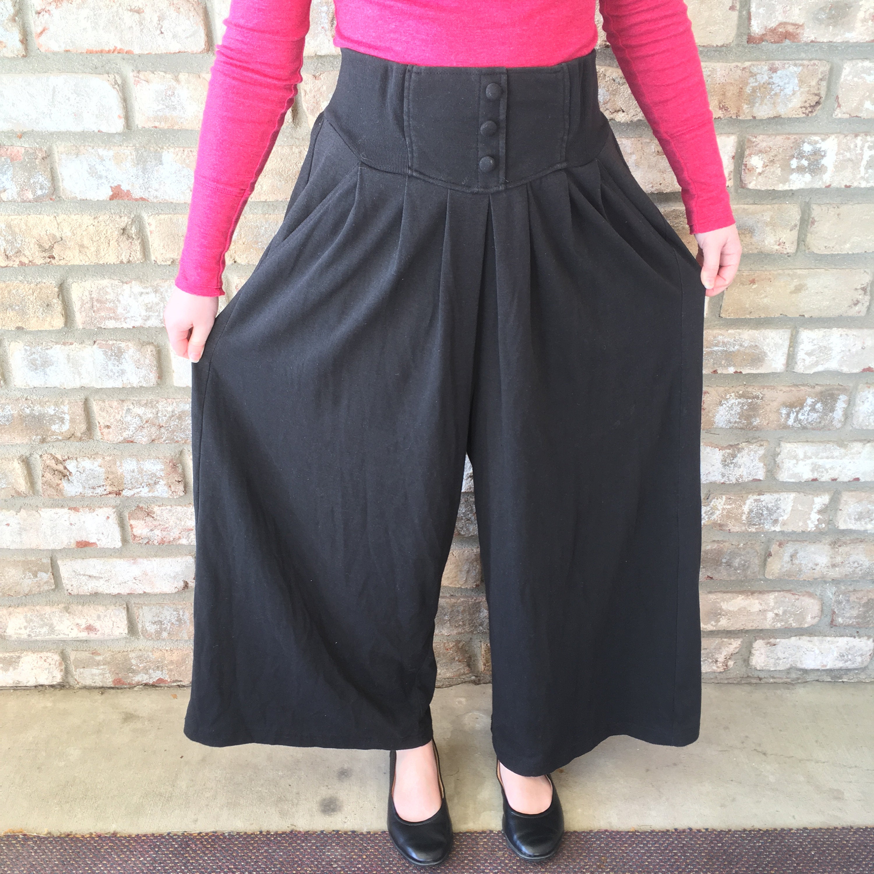 Vintage Palazzo Pants Black High Waisted Dress Pants 80s 90s - Etsy