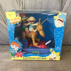 Vintage Rugrats Electronic Coin Bank Tommy Chuckie Spike 90s Toy Nickelodeon Baby Cartoon Tommy 1998 Viacom Rugrats Toy Rugrats Movie MGA