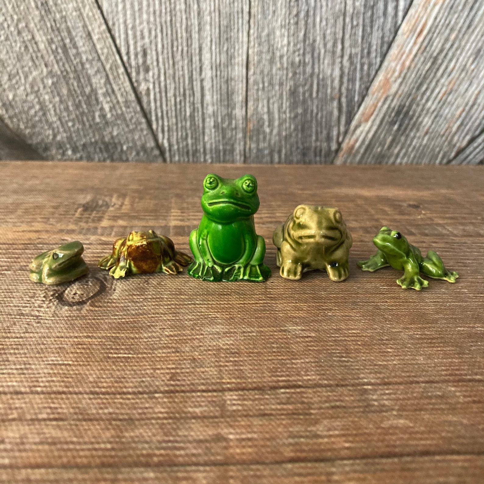 Vintage Frog Lot Instant Collection Gift Basket Filler Frog Etsy