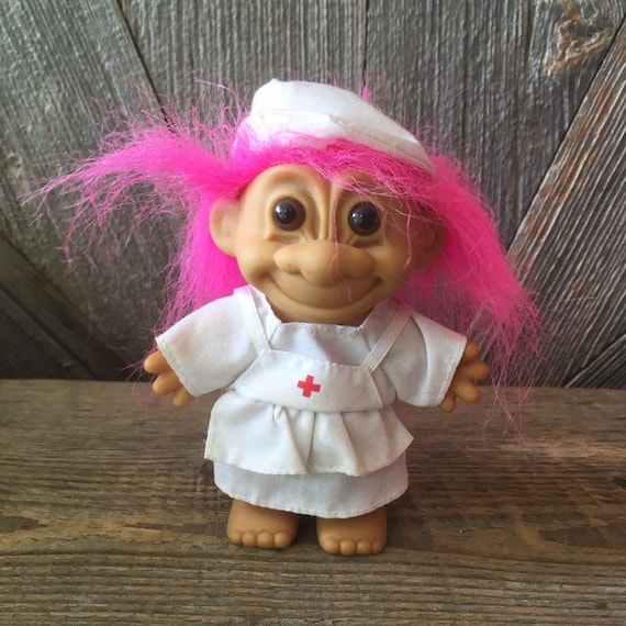nurse troll doll
