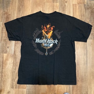 1 Vintage Hard Rock Cafe T-shirt San Fransisco Size Large, Black T-shirt with Guitar Cotton Souvenir Shirt from Hard Rock Cafe