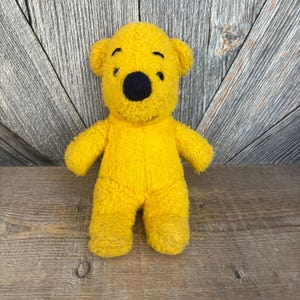 Vintage Winnie the Pooh Plush Stuffed Pooh Toy {Disney Sears} 10 Inches Nursery Kids Room Decor Plush Stuffed Animal Walt DISNEY Teddy Bear