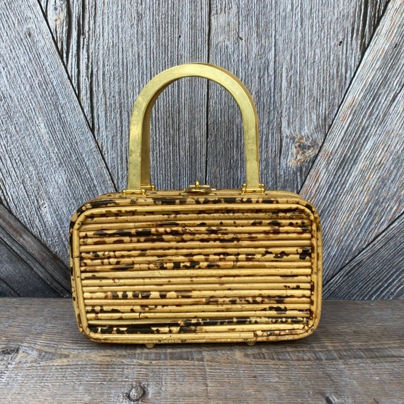 Vintage Purse {Ernest Handbag Hong Kong Bamboo Wic