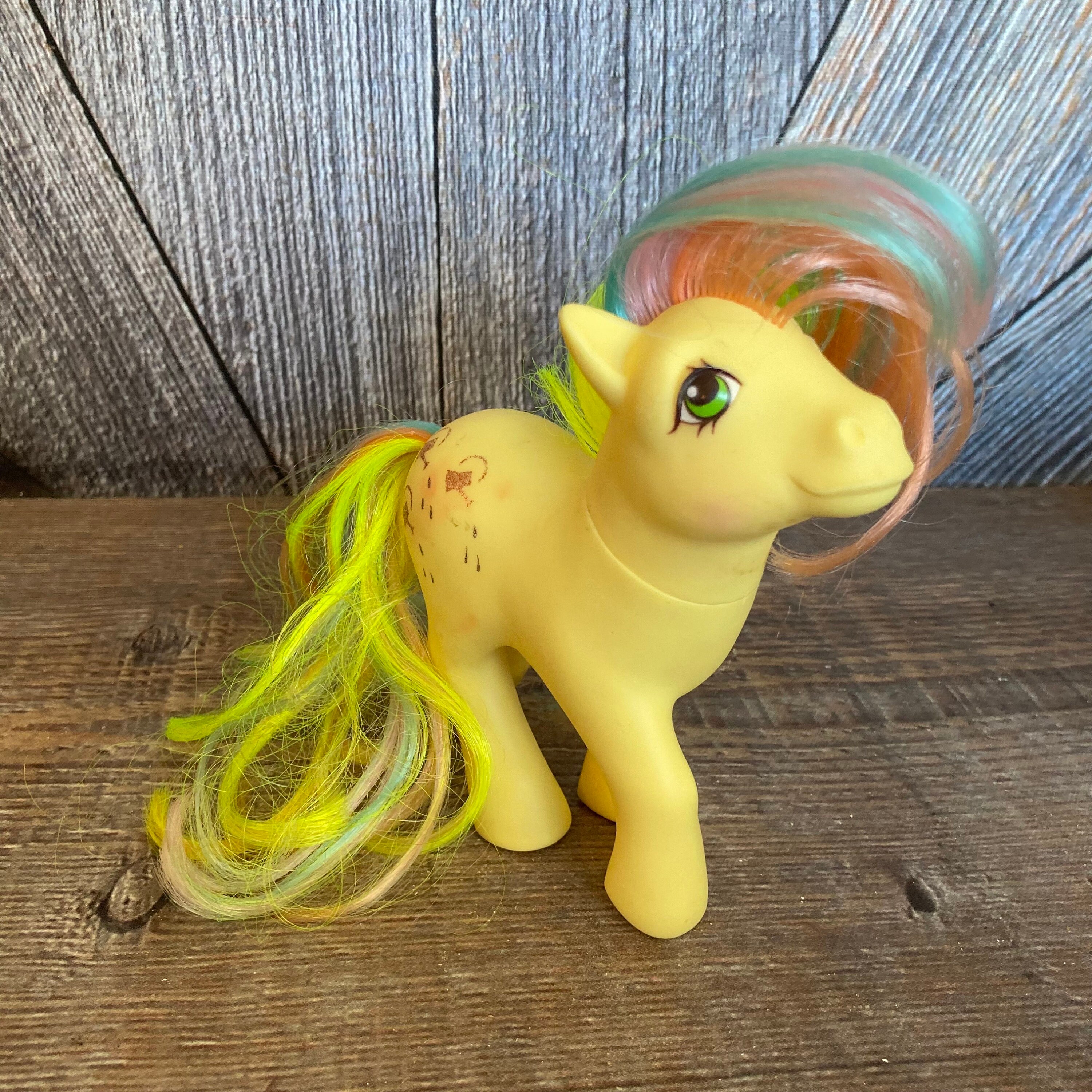 3 Vintage My Little Pony Trickles Parasol Moonstone Rainbow Ponies ...