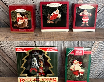 Enesco Coca-cola Decoupage Christmas Ornament - 1993 - Etsy