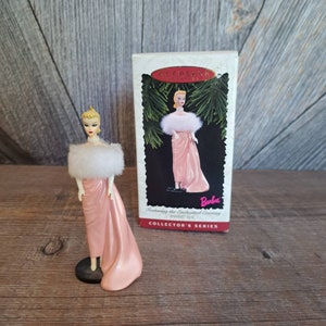 Vintage Barbie Enchanted Evening Ornament Hallmark Keepsake Holiday Ornament Craft Supply Holiday Christmas Barbie 1990s 90 1990 Barbie