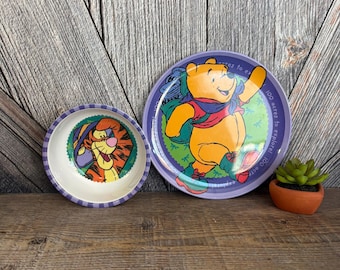 Winnie the Pooh Plate, Pooh's Picnic Plate, Winnie the Pooh 8 Inch
