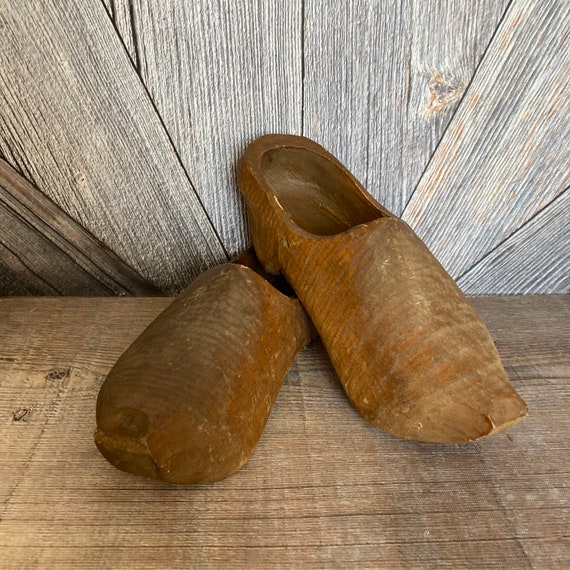 Vintage Wooden Shoes {Dutch Wooden Clogs Scandina… - image 2