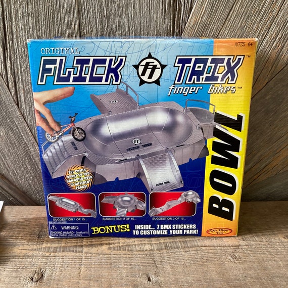 Flick Trix Extreme Pro Bowl Park From Spin Master Toys 2000 for Finger Bikes BMX Skateboard Park 2000 s Vintage Motocross Ramps Rails Etsy UK