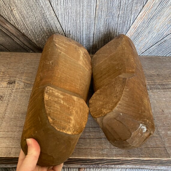 Vintage Wooden Shoes {Dutch Wooden Clogs Scandina… - image 7