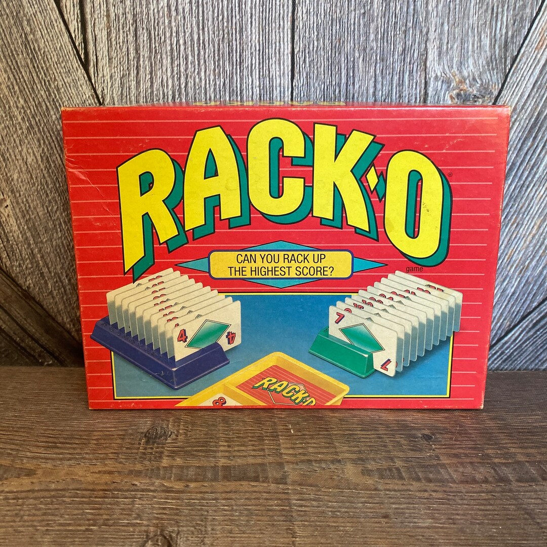 Vintage RACKO Game Board Game Parker Brothers RACKO Best Etsy