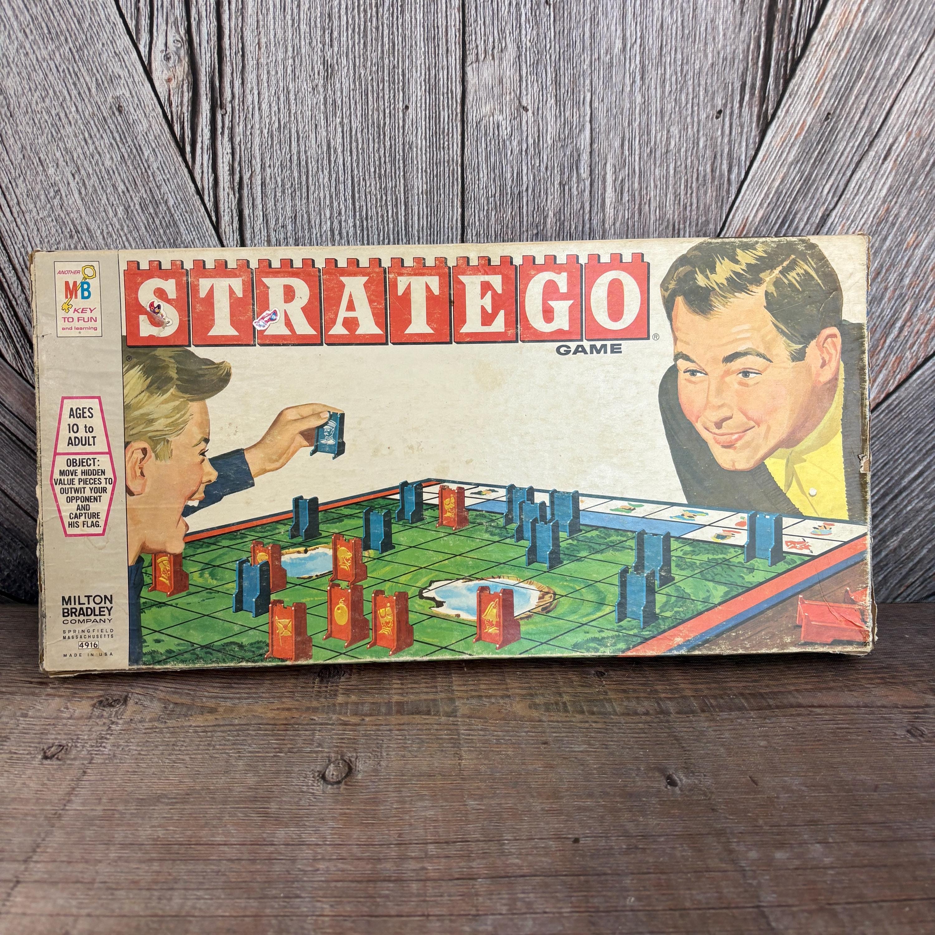 Vintage Stratego Board Game COMPLETE 1960 Milton Bradley Strategy