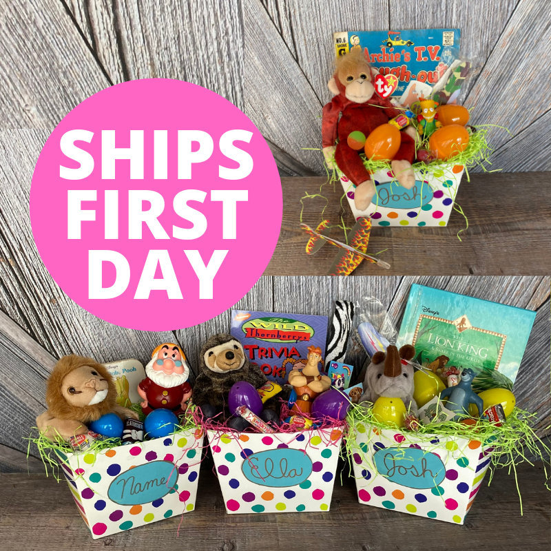 NS Kids Boy Gift Set for Happy Easter Birthday Holiday Basketball Premade  Basket Egg Stuffers( Toys May Vary) 