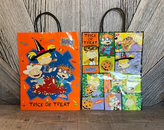 Vintage Halloween House Giant Pumpkin Leaf Bags 30” X 48