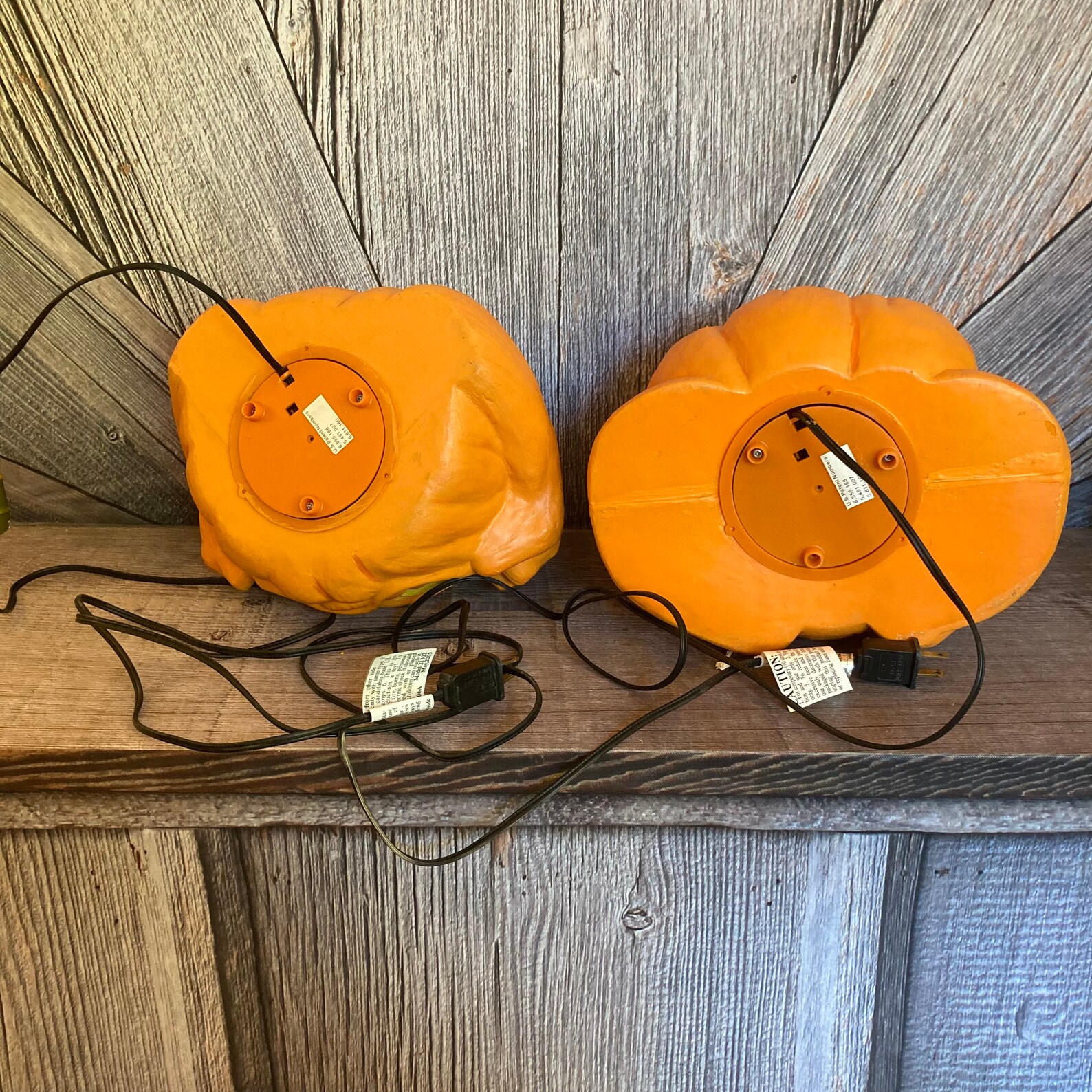 Vintage Halloween Pumpkin Light Foam Blow Mold 1990s Trick or Treat ...