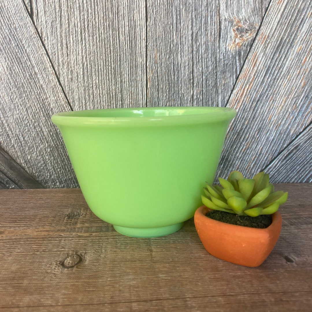 Vintage Jadeite Mixing Bowl small Jadeite Mixer Bowl Vintage Etsy