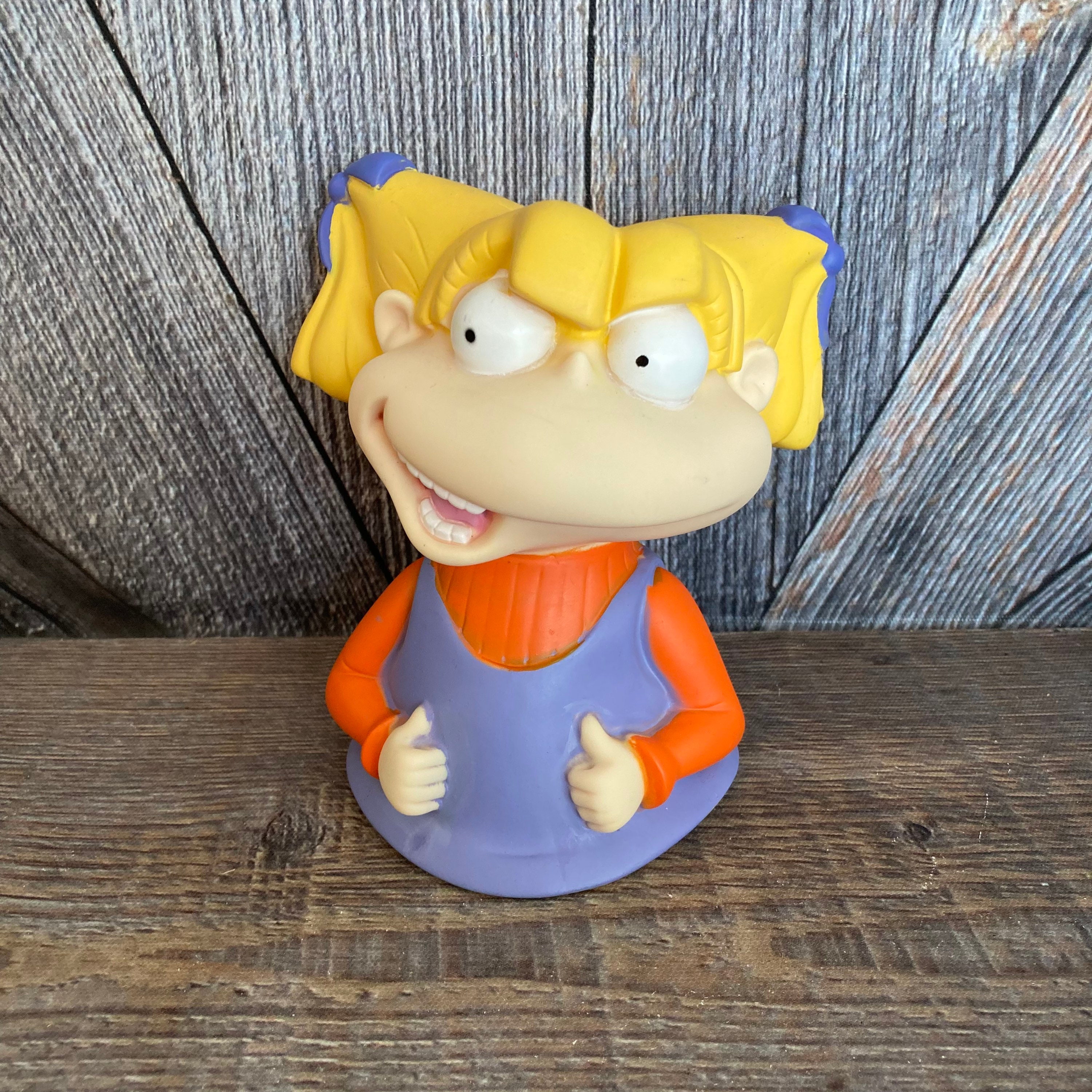 Vintage Rugrats Angelica Doll 1990s Plastic Puppet Figurine 7 Etsy México