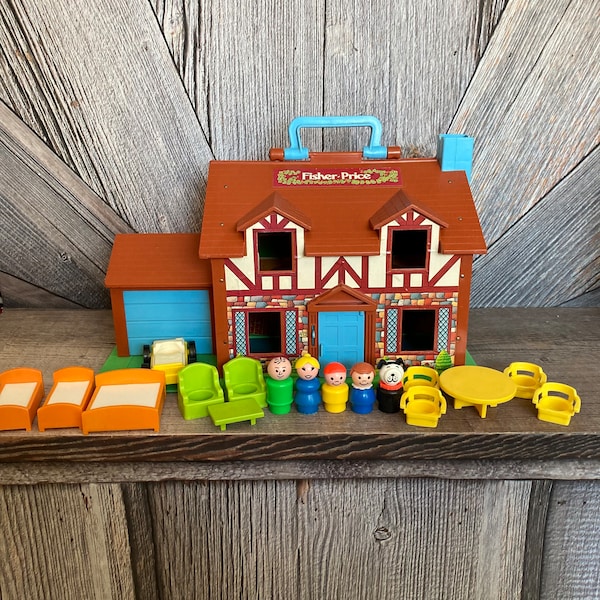 Vintage Fisher Price House Furniture Etsy