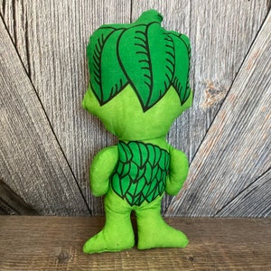Vintage Jolly Green Giant Stuffed Decoration Plush Toy Vintage Cut and Sew Promotional Advertisement Jolly Green Giant Kitchen Decor image 2
