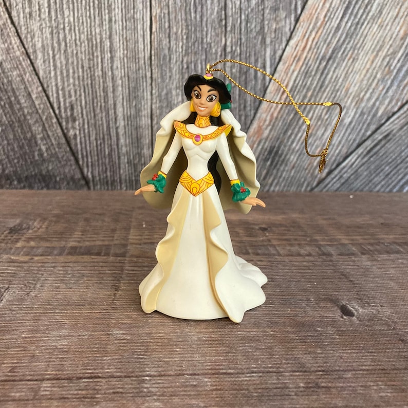 Vintage Jasmine Aladdin Ornament Disney Christmas Ornaments Etsy