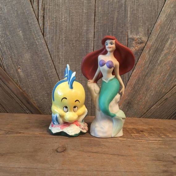 Hanging Mermaid Red Hair Figurine of Blown Glass Crystal
