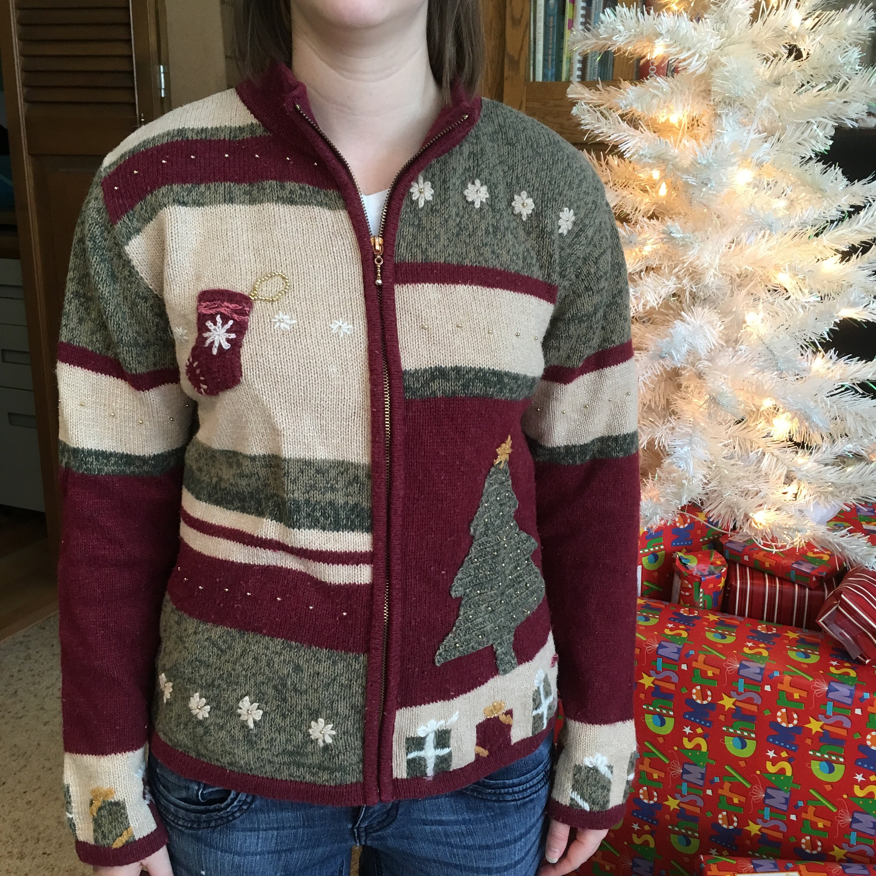 tacky ugly christmas sweater