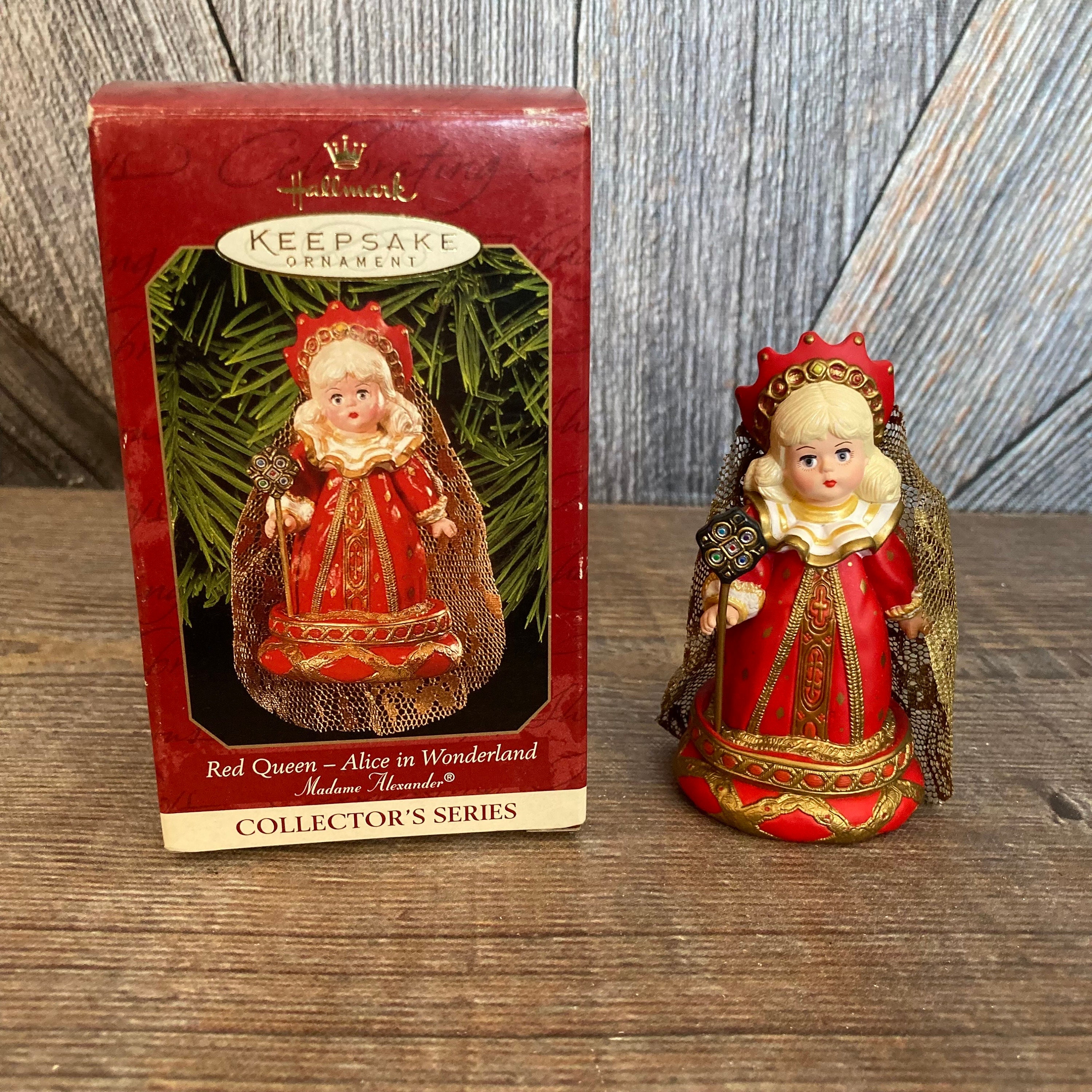 Vintage Madame Alexander Red Queen Alice in Wonderland Christmas