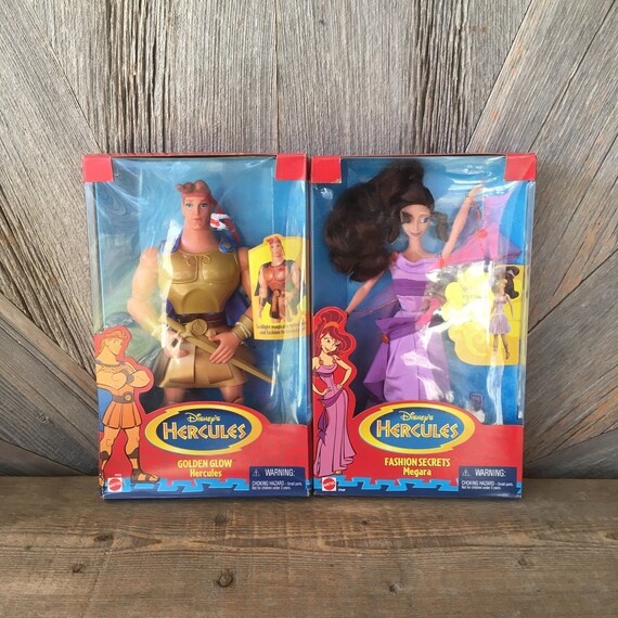 2 Hercules Mattel Figures Disney Fashion Secrets Megara Meg Etsy