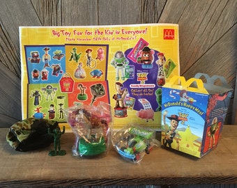 Toy Story 2 McDonalds Happy Meal Toys Action Figures Buzz  