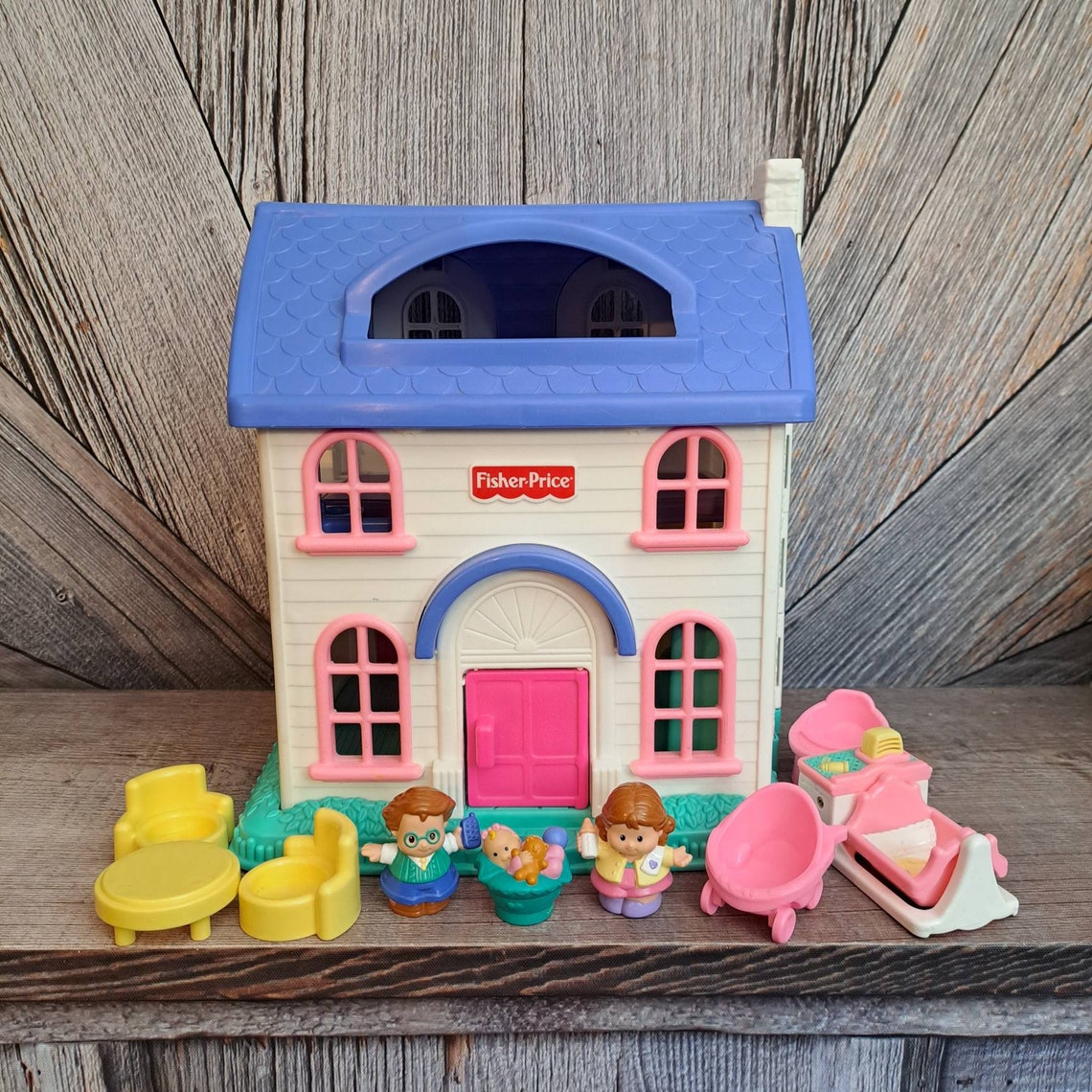 Vintage Fisher Price Little People Home Sweet Home 77975 2000s - Etsy