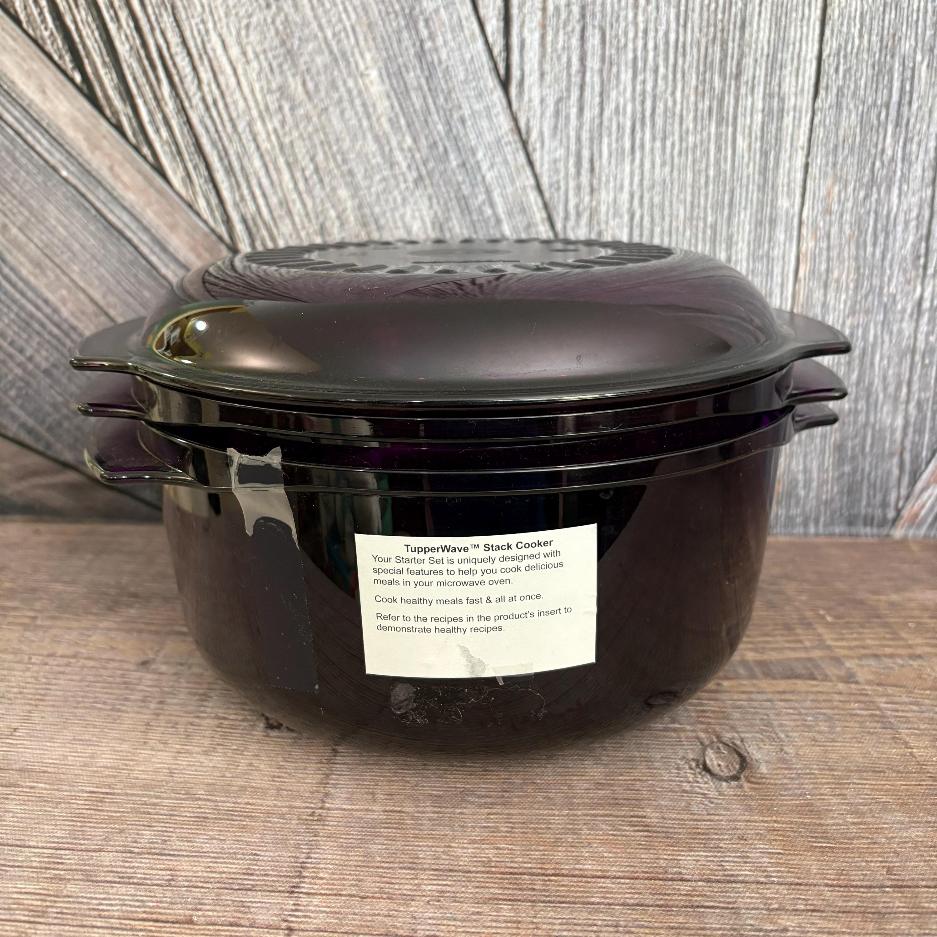Vintage Tupperware Microwave Cooker Stack Cooker 4 Piece Potato ...
